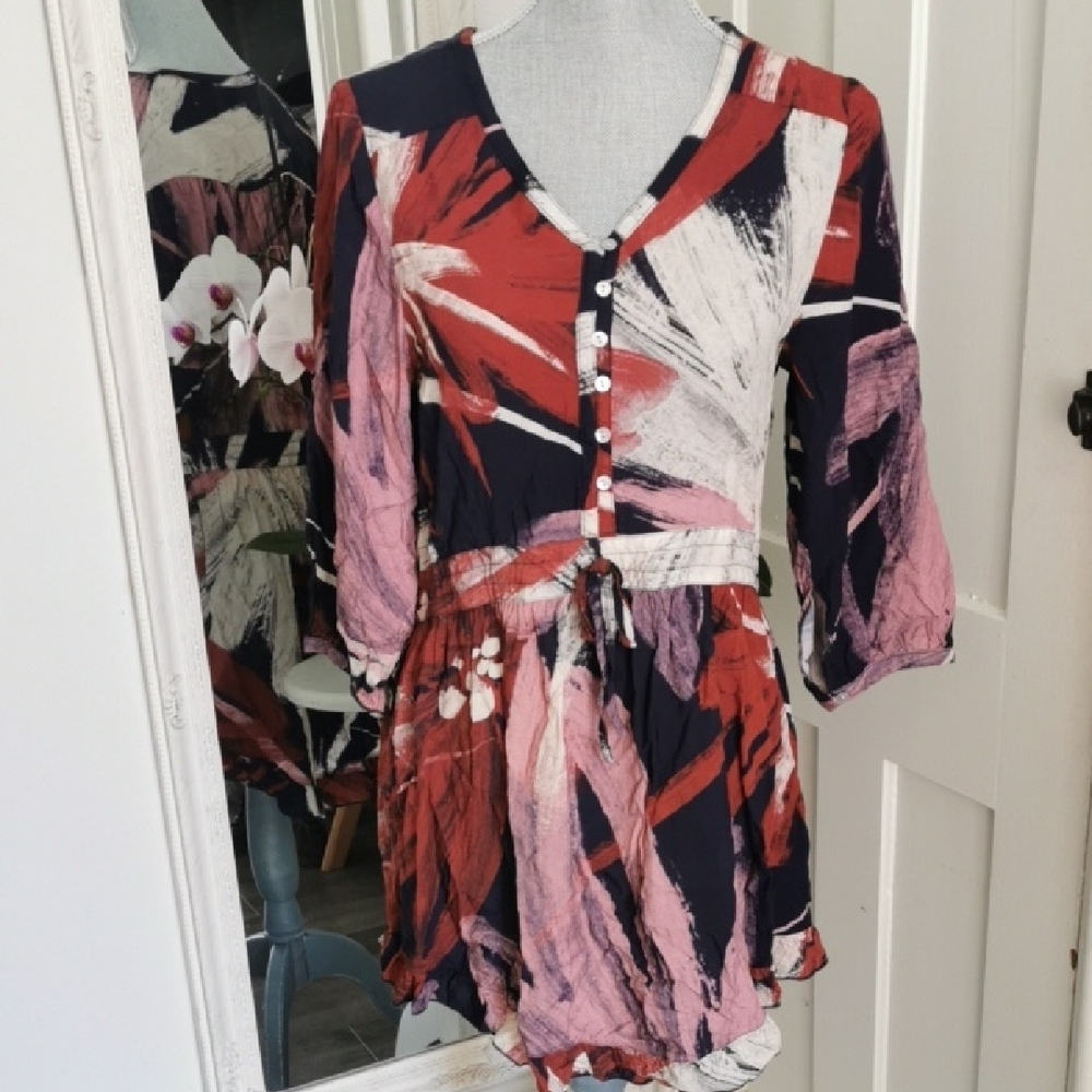 Jackson Rowe Evie dress, boho, prairie, cottagecore, coastalcowboy, size. S. EUC
